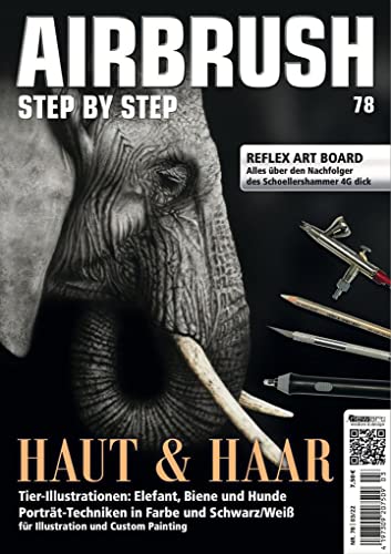 Airbrush Step by Step 78: Haut & Haar – Tutorials & Interviews!