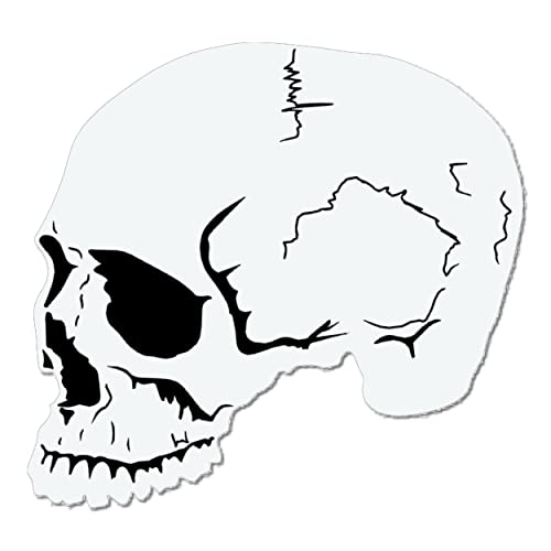 Prof. Airbrush-Schablone für Meisterwerke – Skull Tattoo & Graffiti Vorlage