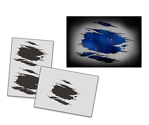 XL Airbrush stencil for fast & professional motif spraying (ES)