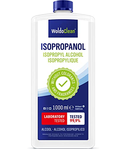 WoldoClean Isopropanol Alkohol 99,9% Reiniger und Entfetter – 1.000ml